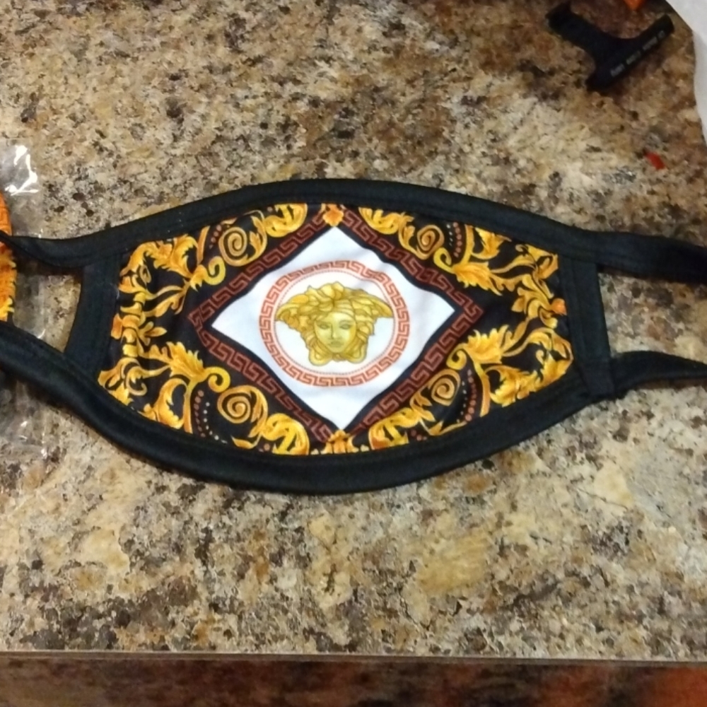 Versace double sided washable mask
